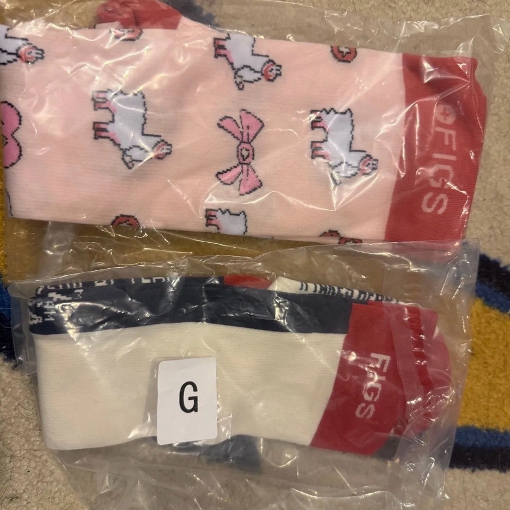 Figs Olympic Red Socks